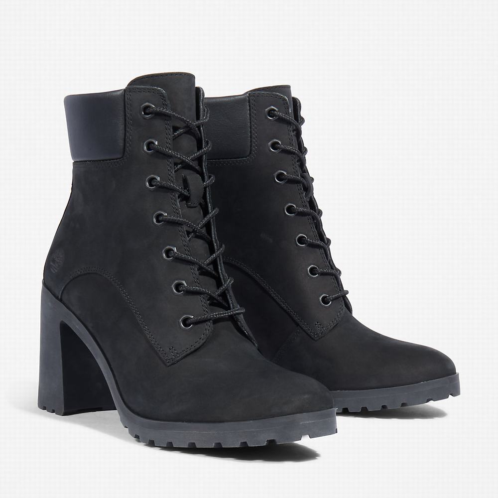 Dámské Zimní Boty Timberland Allington 6 Inch Lace-Up Černé | TI01935-438