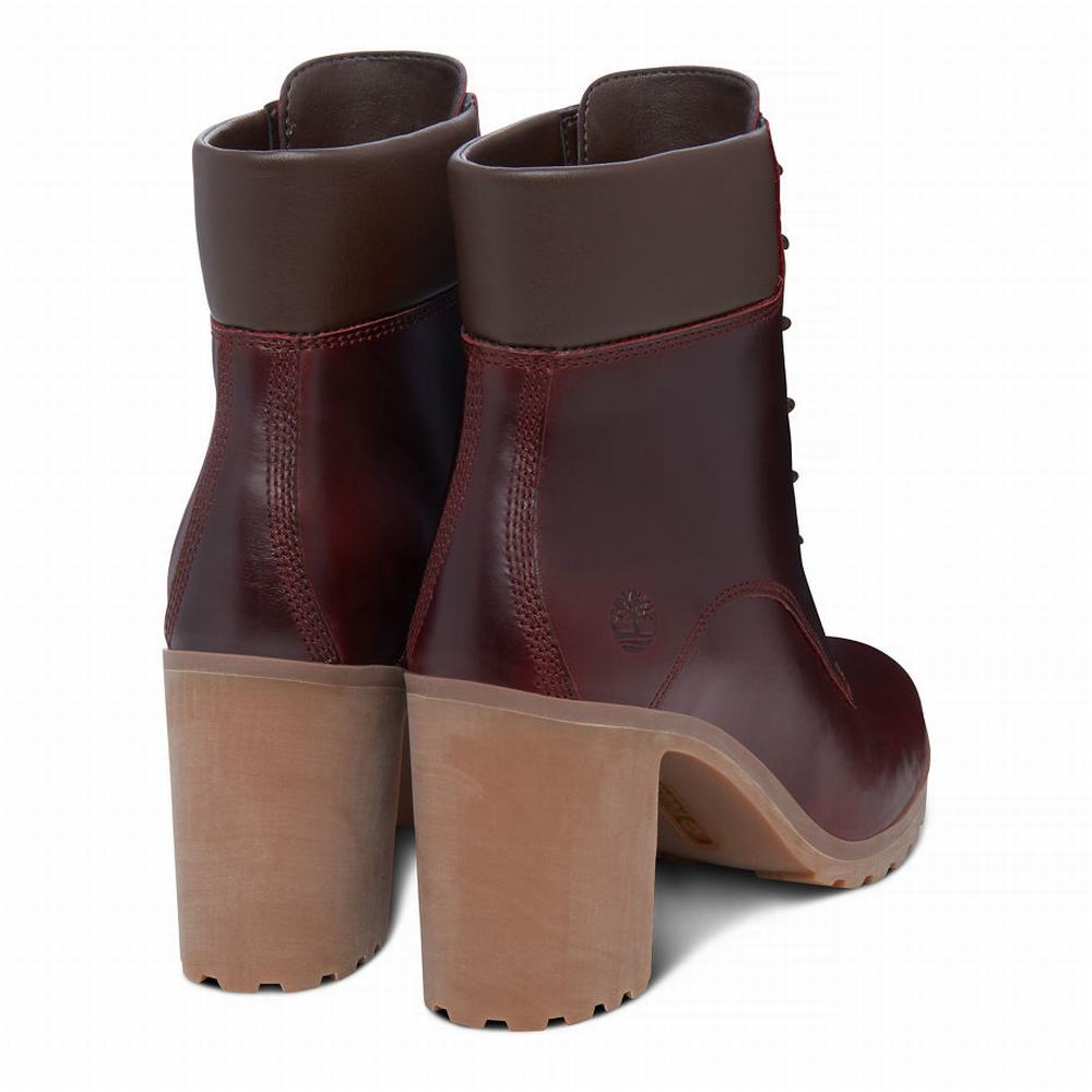 Dámské Zimní Boty Timberland Allington 6 Inch Vínové | TI86304-832