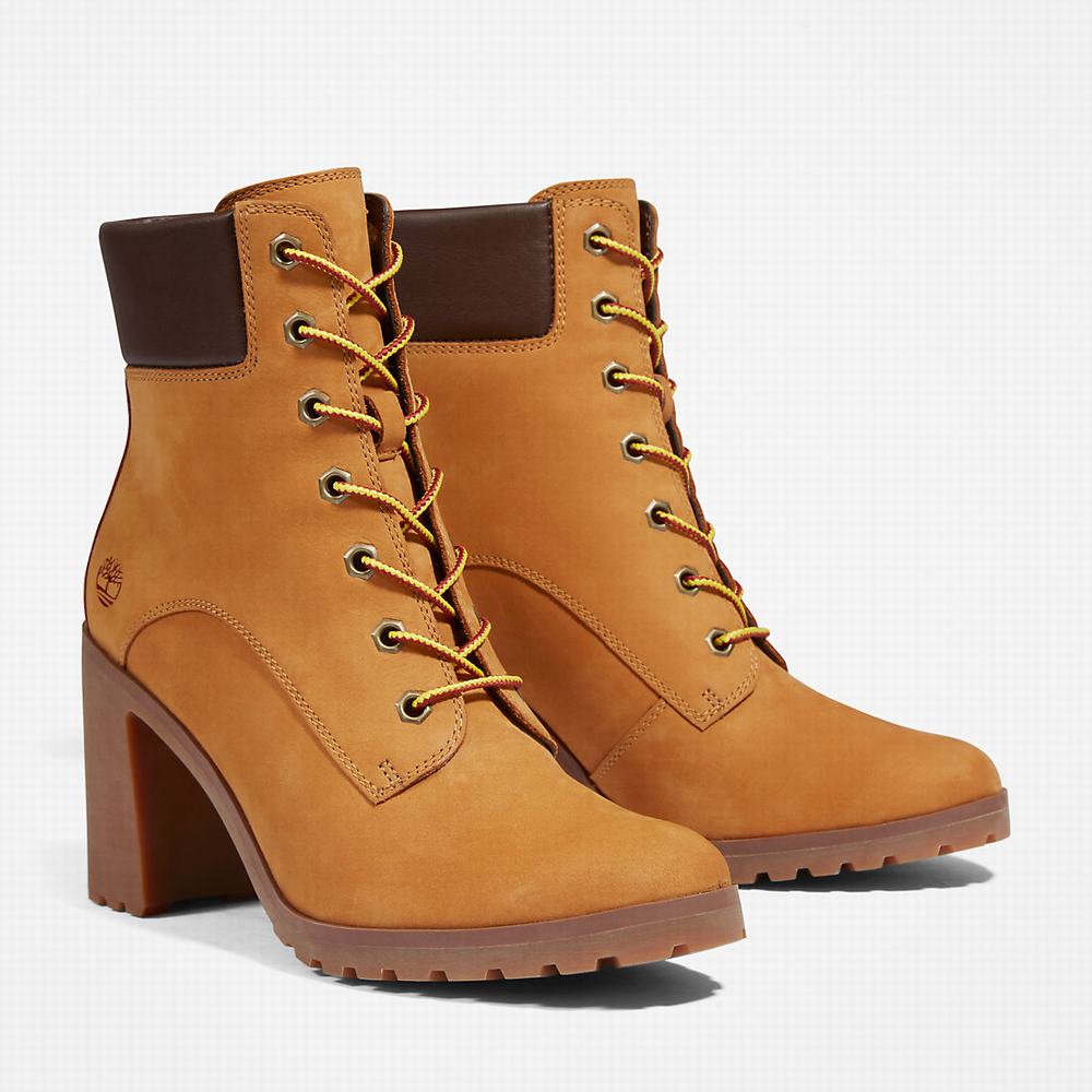 Dámské Zimní Boty Timberland Allington 6 Inch Lace-Up Žluté | TI93015-439