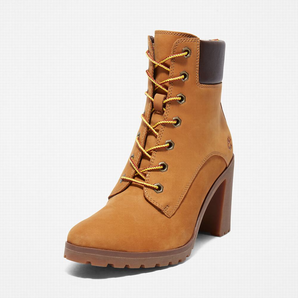 Dámské Zimní Boty Timberland Allington 6 Inch Lace-Up Žluté | TI93015-439