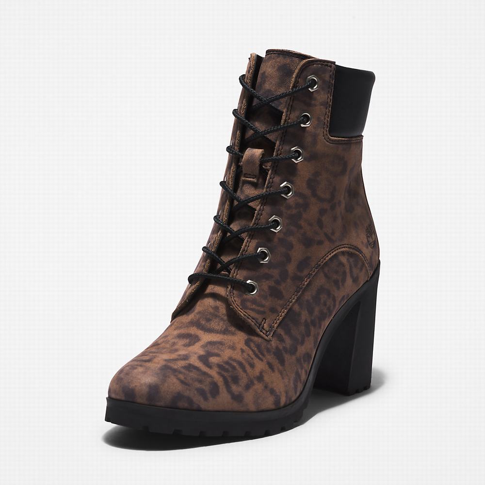 Dámské Zimní Boty Timberland Allington Podpatku 6 Inch Hnědé | TI08261-821