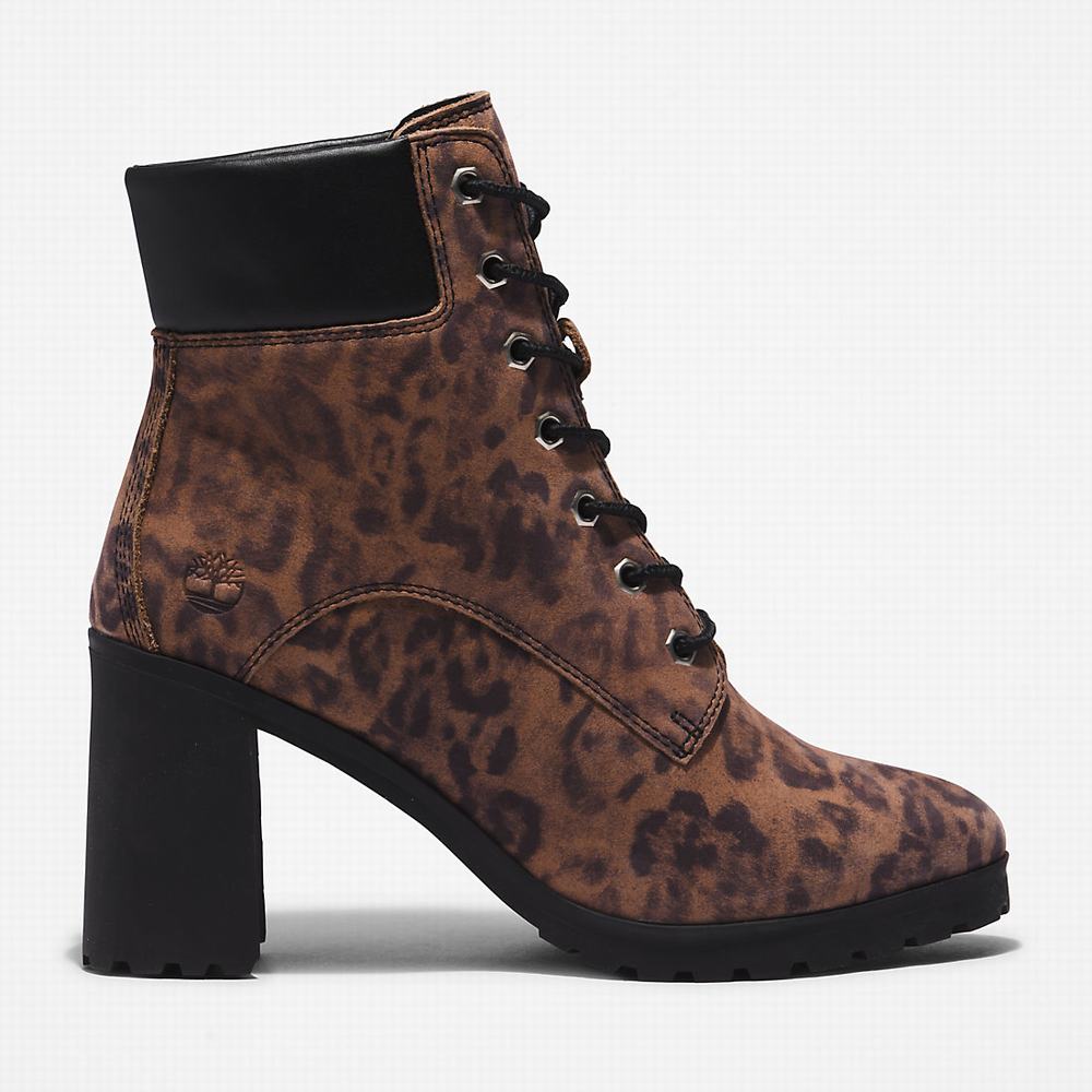 Dámské Zimní Boty Timberland Allington Podpatku 6 Inch Hnědé | TI08261-821