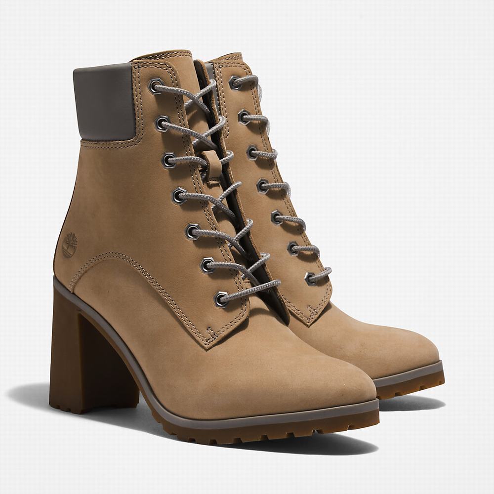 Dámské Zimní Boty Timberland Allington Podpatku 6 Inch Béžový | TI38259-531