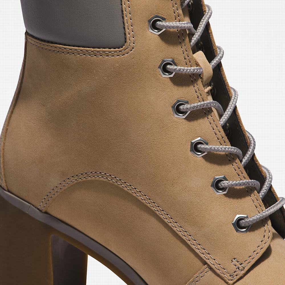 Dámské Zimní Boty Timberland Allington Podpatku 6 Inch Béžový | TI38259-531