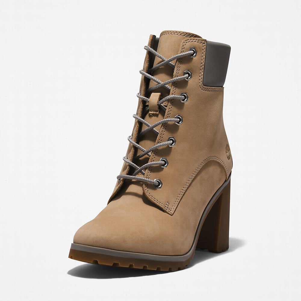 Dámské Zimní Boty Timberland Allington Podpatku 6 Inch Béžový | TI38259-531