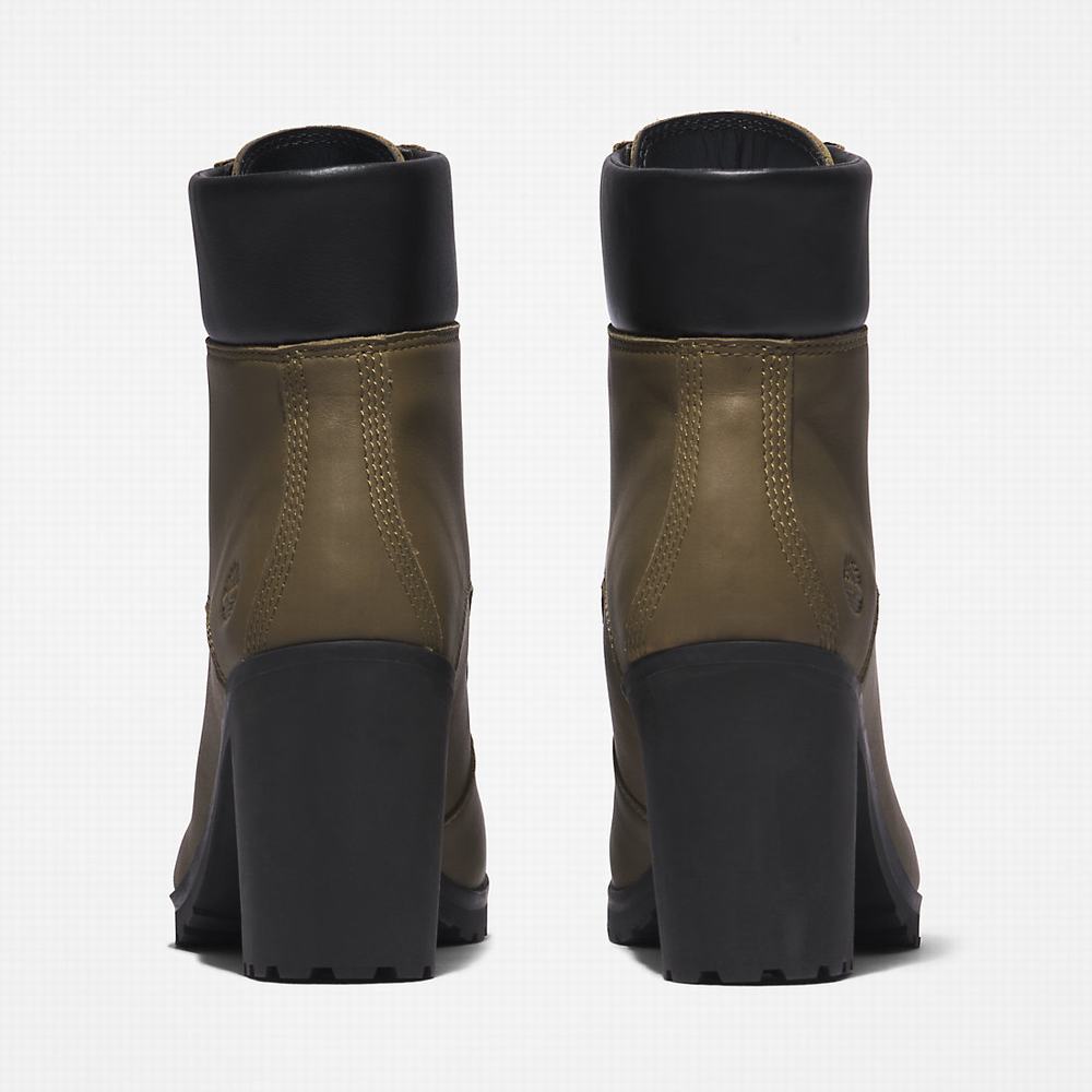 Dámské Zimní Boty Timberland Allington Podpatku 6 Inch Zelene | TI60497-542