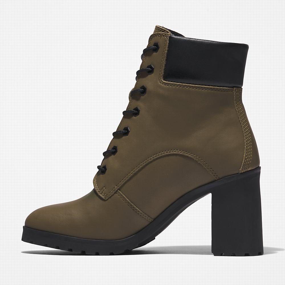 Dámské Zimní Boty Timberland Allington Podpatku 6 Inch Zelene | TI60497-542