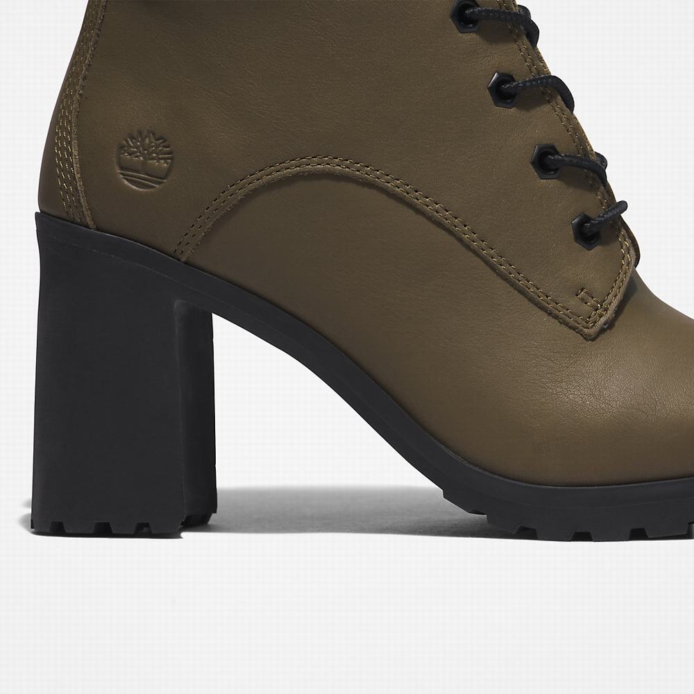 Dámské Zimní Boty Timberland Allington Podpatku 6 Inch Zelene | TI60497-542