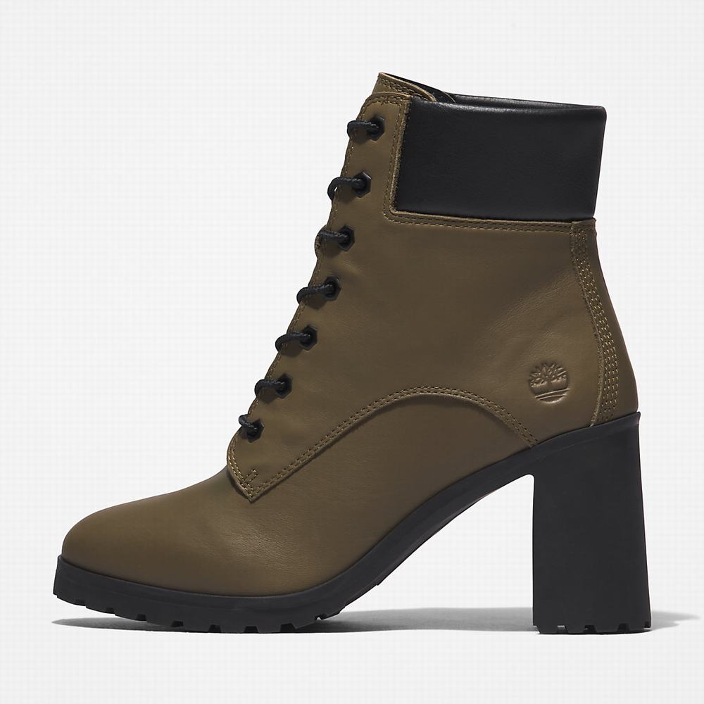 Dámské Zimní Boty Timberland Allington Podpatku 6 Inch Zelene | TI60497-542