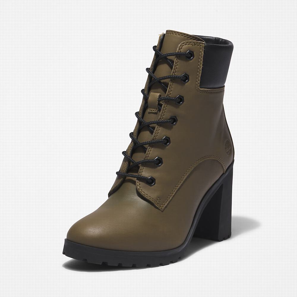 Dámské Zimní Boty Timberland Allington Podpatku 6 Inch Zelene | TI60497-542