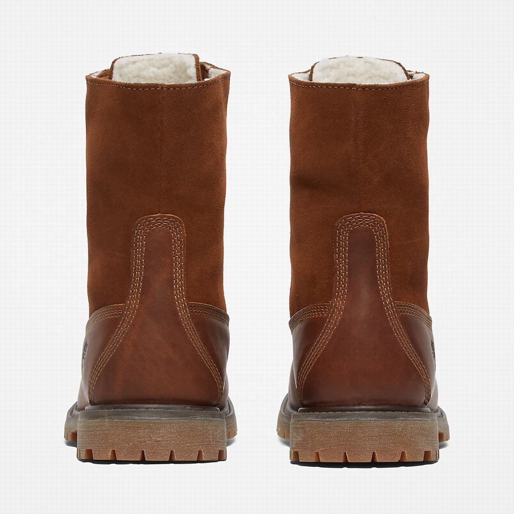 Dámské Zimní Boty Timberland Authentic Fold-over Hnědé | TI12459-650