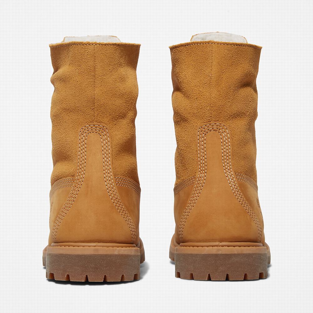 Dámské Zimní Boty Timberland Authentic Fold-over Žluté | TI50849-159