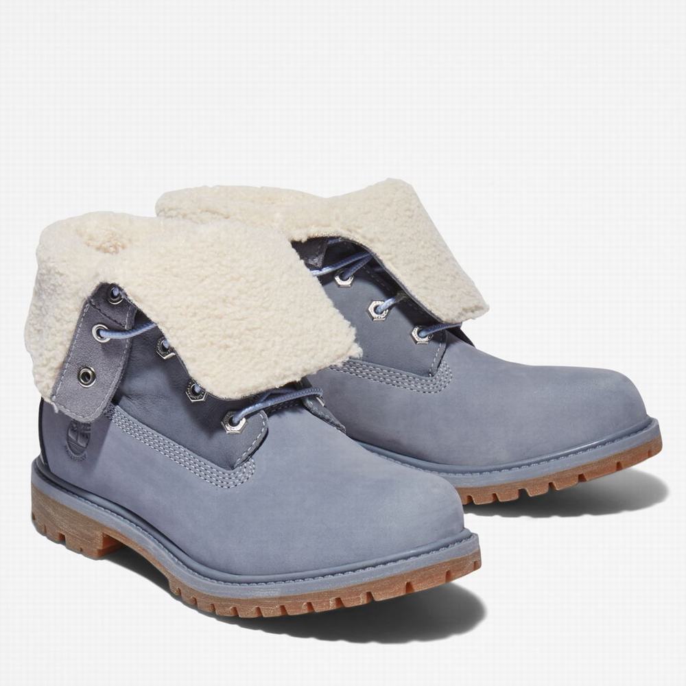 Dámské Zimní Boty Timberland Authentics Waterproof Roll-Top Blankyt | TI68910-790