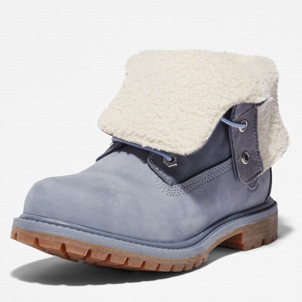 Dámské Zimní Boty Timberland Authentics Waterproof Roll-Top Blankyt | TI68910-790