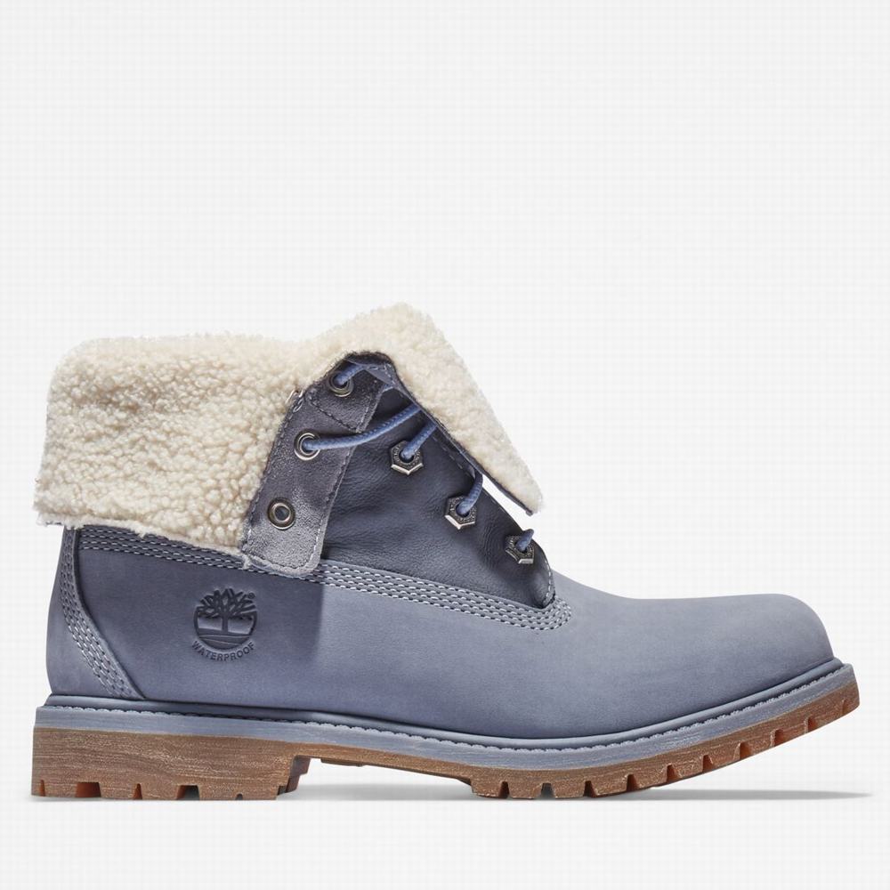 Dámské Zimní Boty Timberland Authentics Waterproof Roll-Top Blankyt | TI68910-790