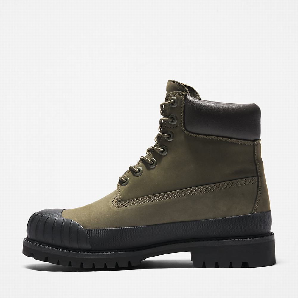 Dámské Zimní Boty Timberland Bee Line x Timberland® 6 Inch Rubber Špicí Tmavě Zelene Černé | TI20649-723