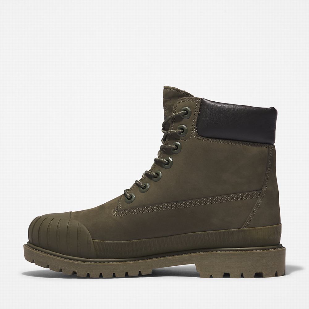 Dámské Zimní Boty Timberland Bee Line x Timberland® 6 Inch Rubber Špicí Tmavě Zelene | TI64132-705