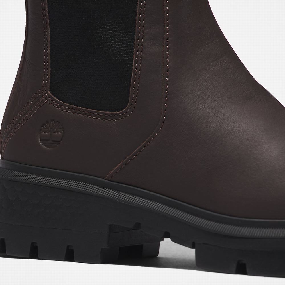 Dámské Zimní Boty Timberland Cortina Valley Vysoké Tmavě Hnědé | TI76921-890