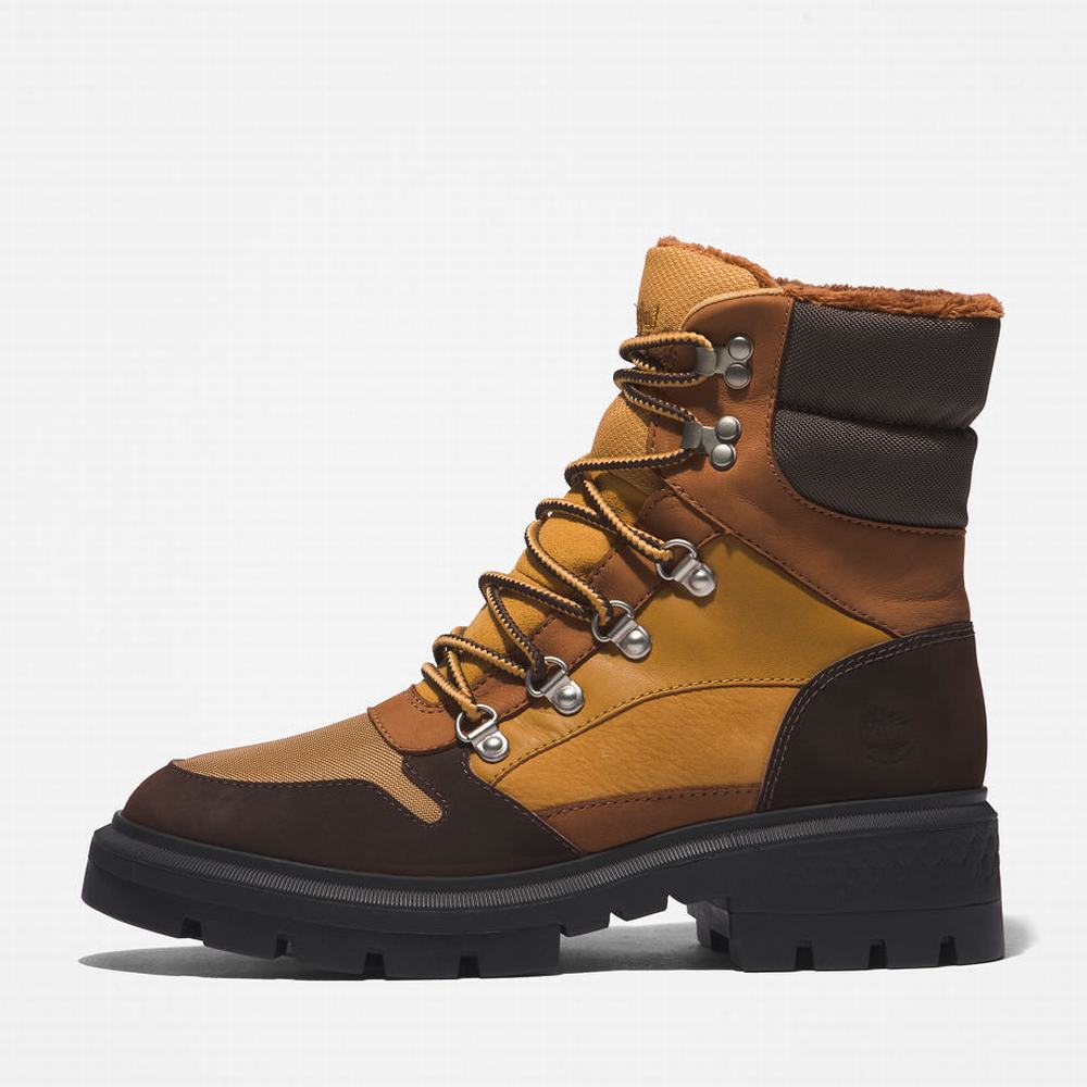 Dámské Zimní Boty Timberland Cortina Valley Warm-lined Žluté | TI80371-127
