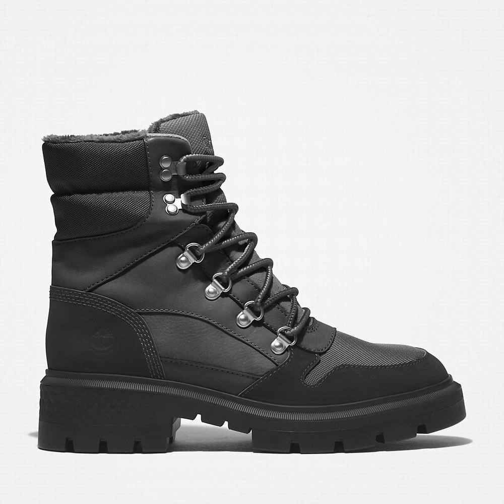 Dámské Zimní Boty Timberland Cortina Valley Warm-lined Černé | TI89652-259