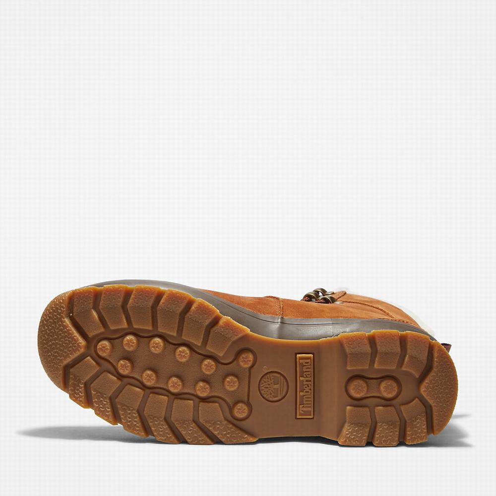 Dámské Zimní Boty Timberland Euro Hiker Waterproof Fur-Podšité Hnědé | TI70285-390