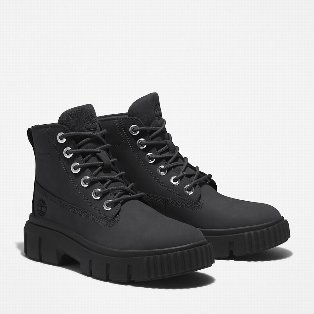 Dámské Zimní Boty Timberland Greyfield Lace-up Černé | TI35024-932