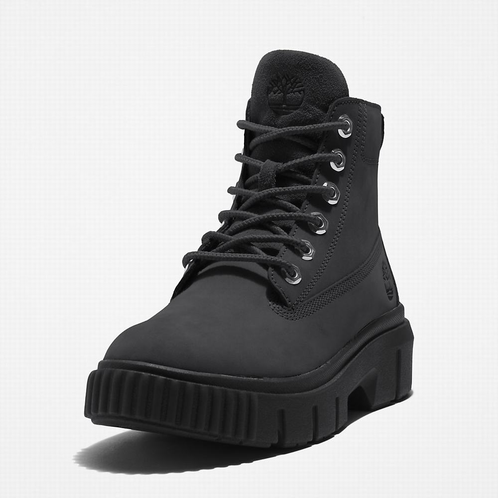 Dámské Zimní Boty Timberland Greyfield Lace-up Černé | TI35024-932