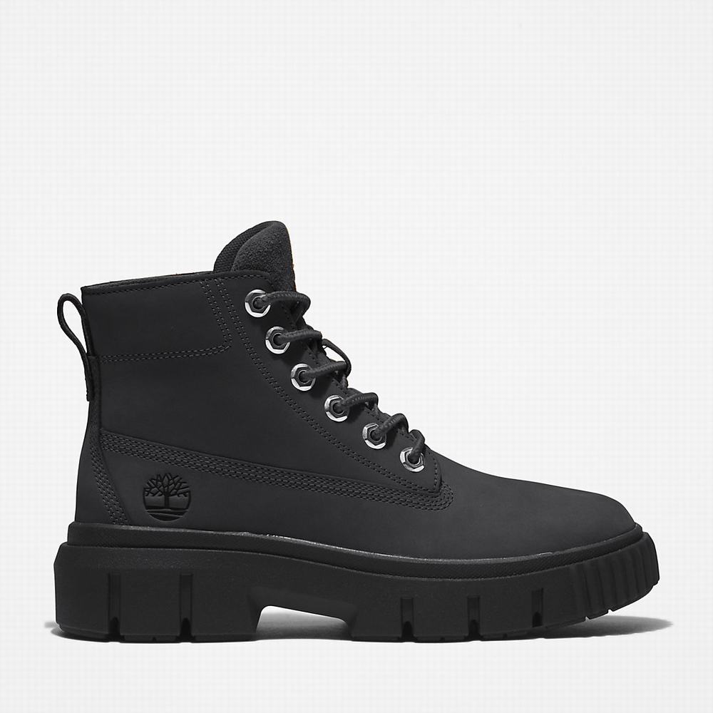 Dámské Zimní Boty Timberland Greyfield Lace-up Černé | TI35024-932