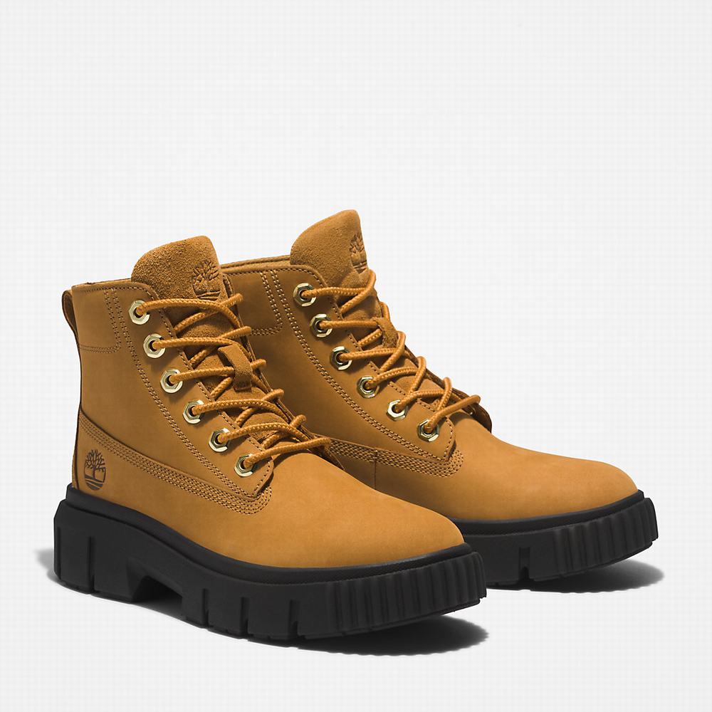 Dámské Zimní Boty Timberland Greyfield Lace-up Světle Hnědé | TI92504-789
