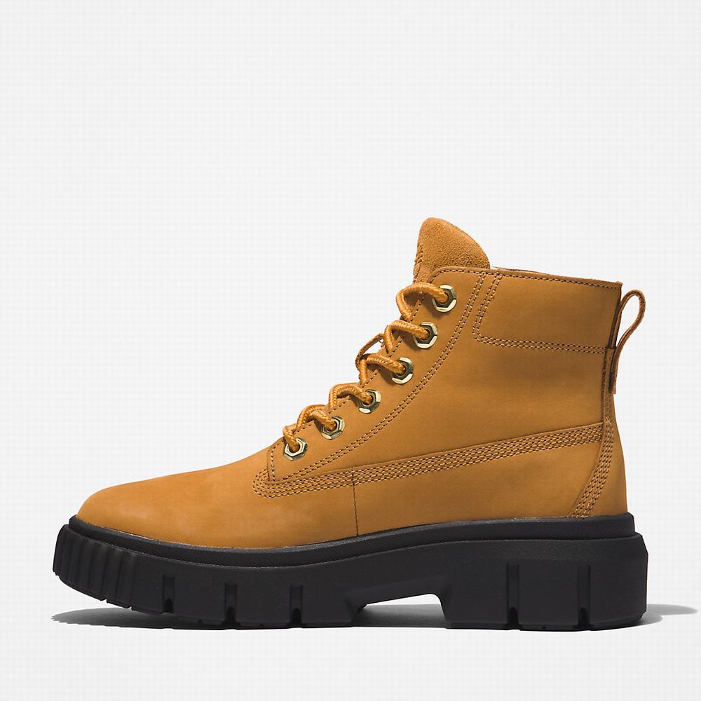 Dámské Zimní Boty Timberland Greyfield Lace-up Světle Hnědé | TI92504-789