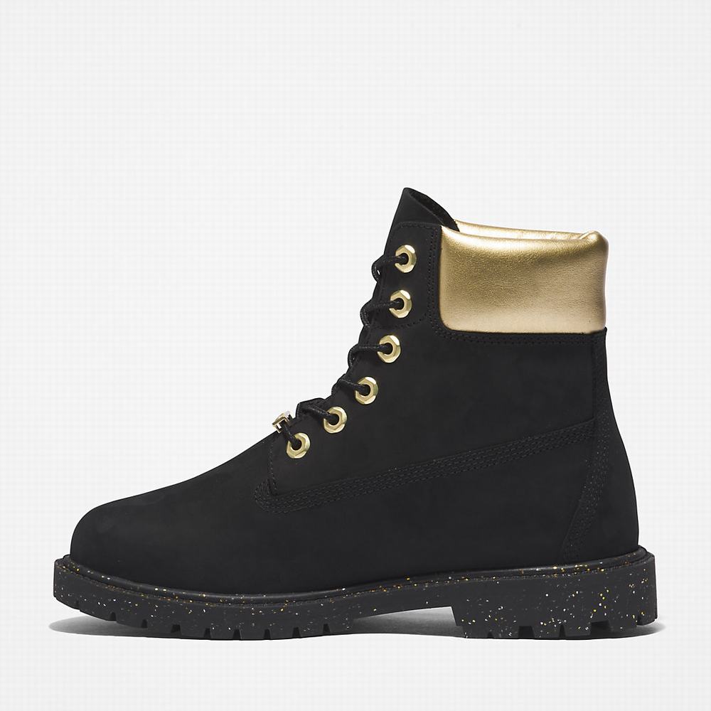 Dámské Zimní Boty Timberland Heritage 6 Inch Černé | TI24017-402