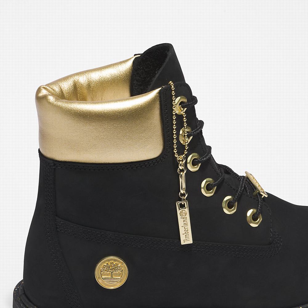Dámské Zimní Boty Timberland Heritage 6 Inch Černé | TI24017-402