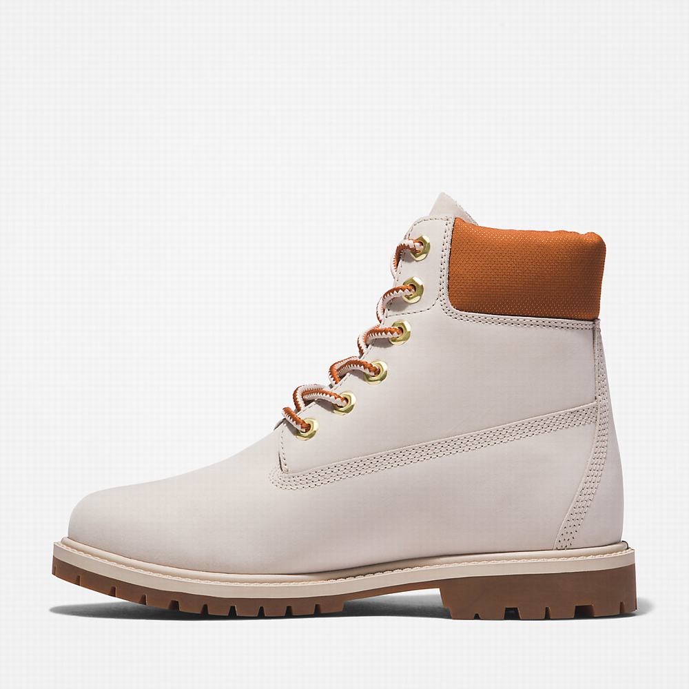 Dámské Zimní Boty Timberland Heritage 6 Inch Bílé | TI24785-947