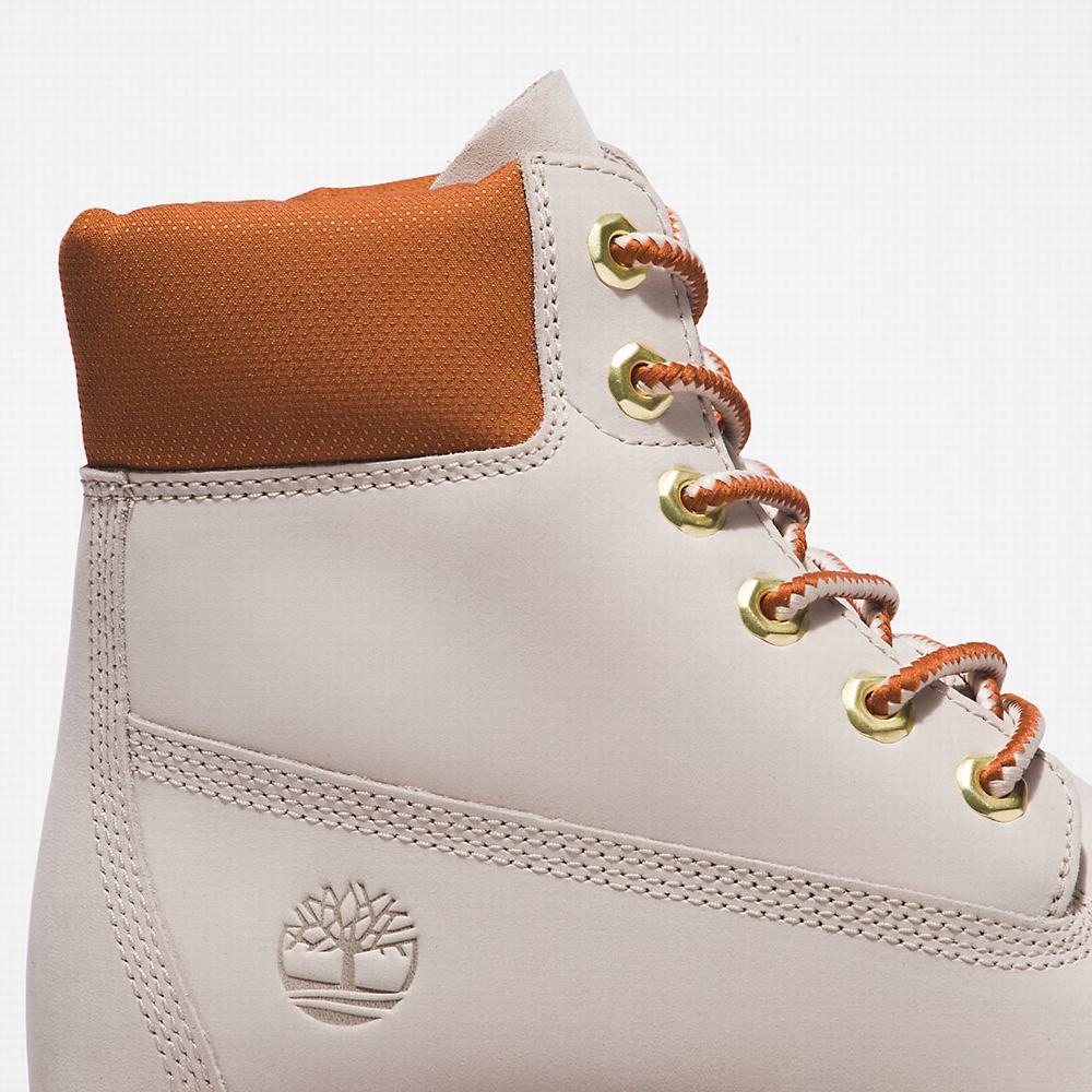 Dámské Zimní Boty Timberland Heritage 6 Inch Bílé | TI24785-947