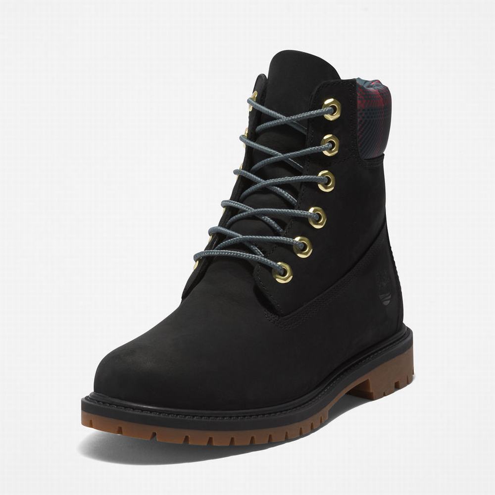 Dámské Zimní Boty Timberland Heritage 6 Inch Černé Hnědé | TI58074-795
