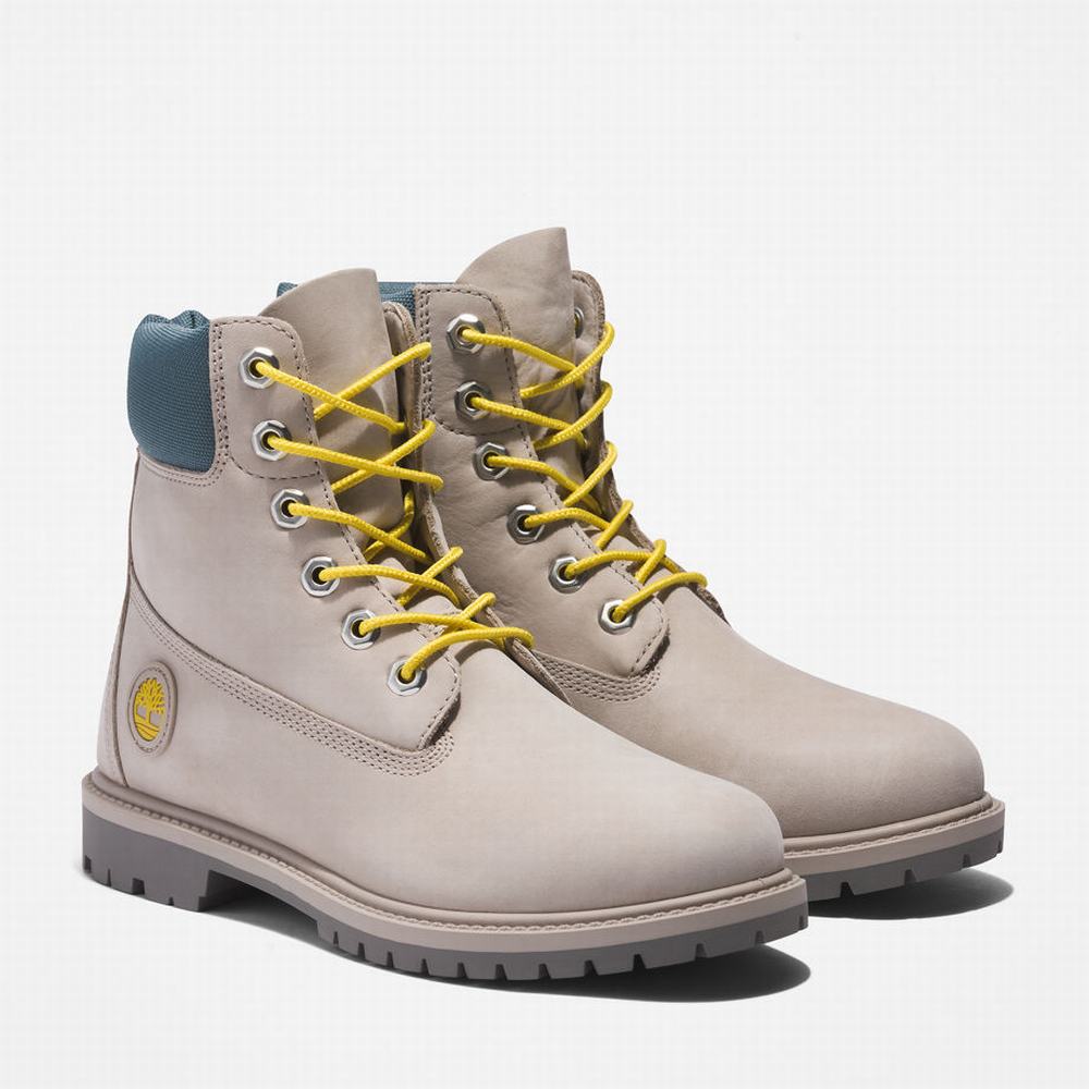 Dámské Zimní Boty Timberland Heritage 6 Inch Béžový | TI68052-598