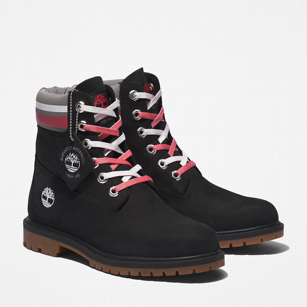 Dámské Zimní Boty Timberland Heritage 6 Inch Černé | TI75264-128