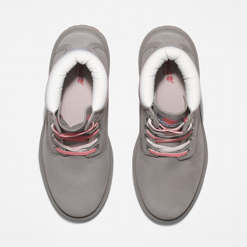 Dámské Zimní Boty Timberland Heritage 6 Inch Šedé | TI76814-216