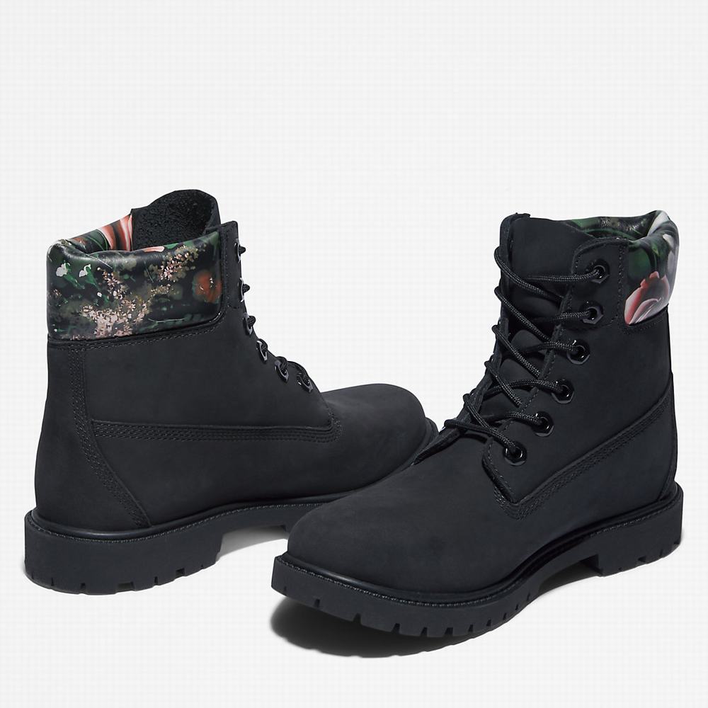 Dámské Zimní Boty Timberland Heritage 6 Inch Černé | TI83210-248