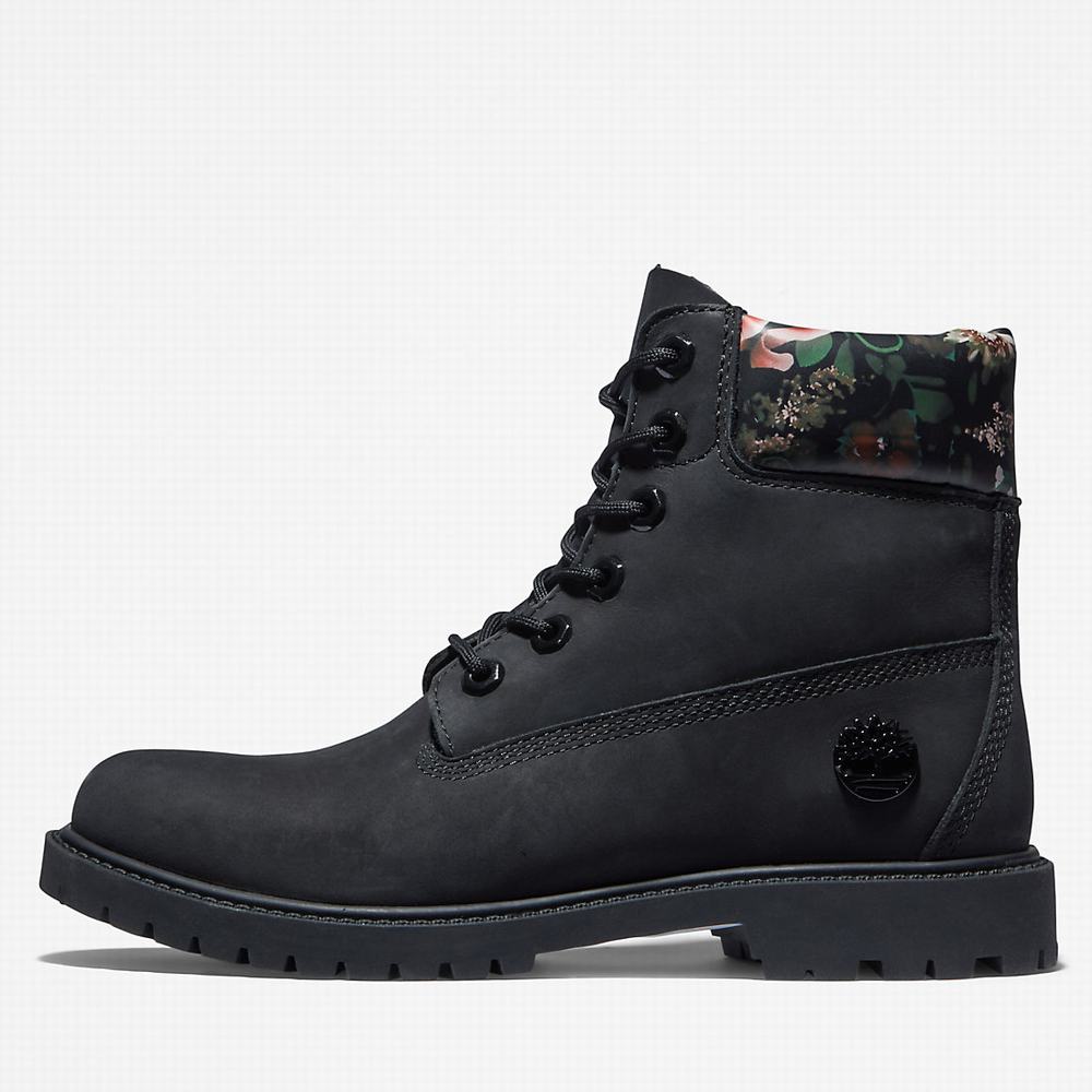 Dámské Zimní Boty Timberland Heritage 6 Inch Černé | TI83210-248
