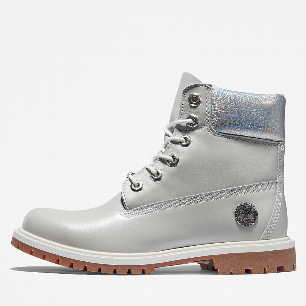 Dámské Zimní Boty Timberland Heritage 6 Inch Světle Šedé | TI92603-920
