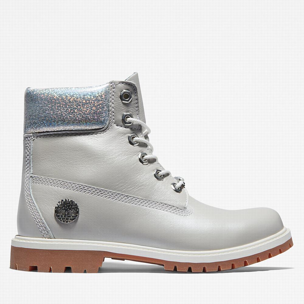 Dámské Zimní Boty Timberland Heritage 6 Inch Světle Šedé | TI92603-920