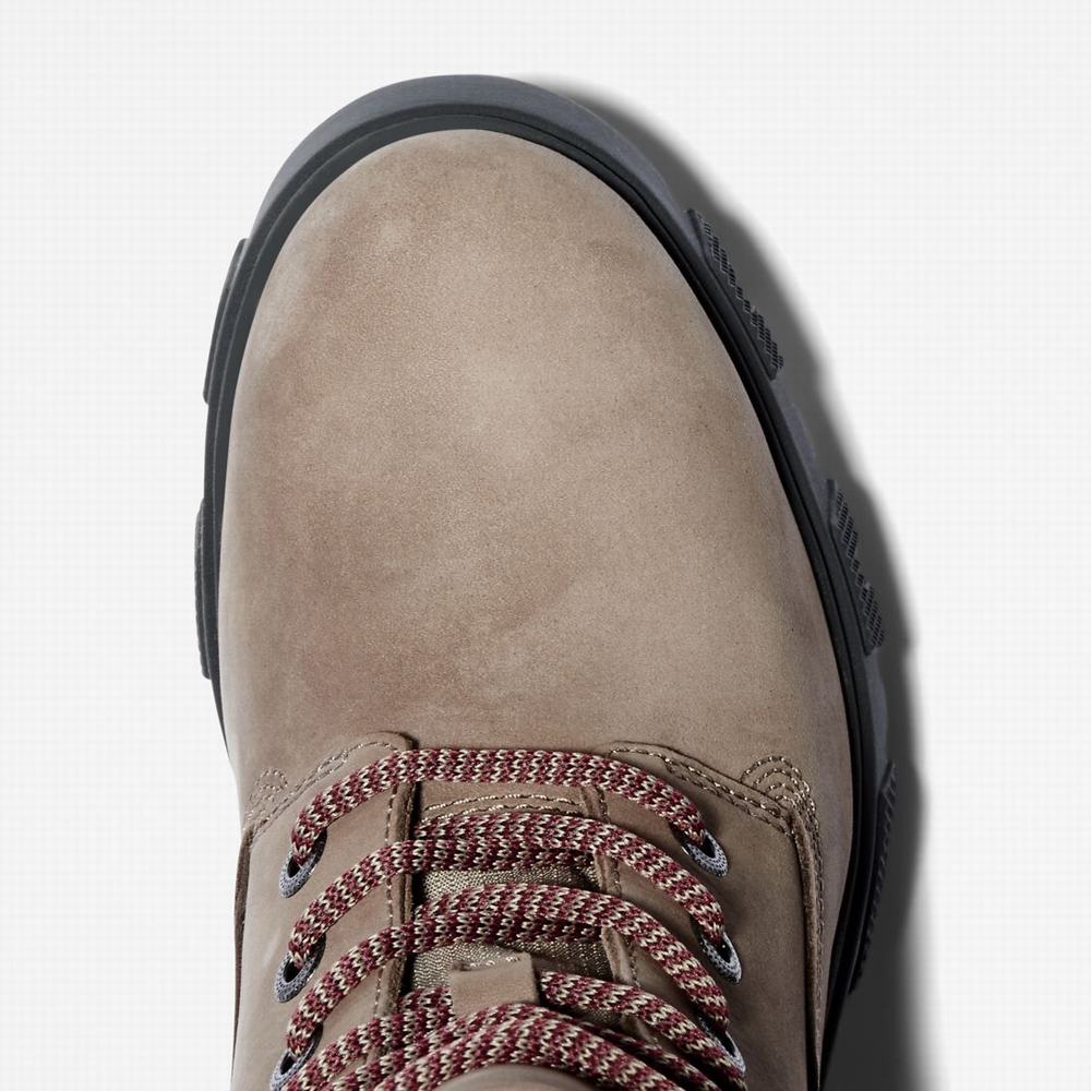 Dámské Zimní Boty Timberland Lana Point Lace-Up Taupe Nubuck | TI29078-892