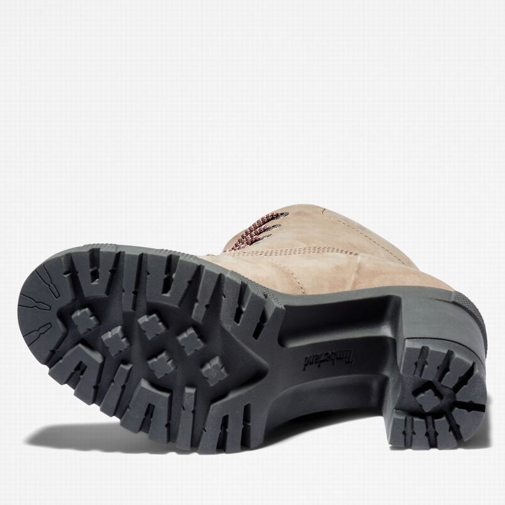 Dámské Zimní Boty Timberland Lana Point Lace-Up Taupe Nubuck | TI29078-892