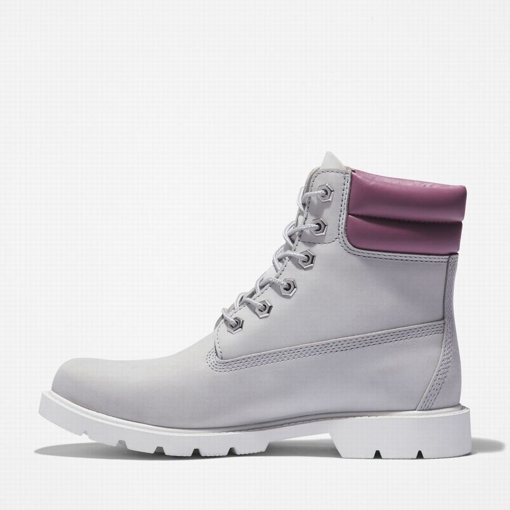 Dámské Zimní Boty Timberland Linden Woods 6-Inch Waterproof Světle Šedé | TI02563-963