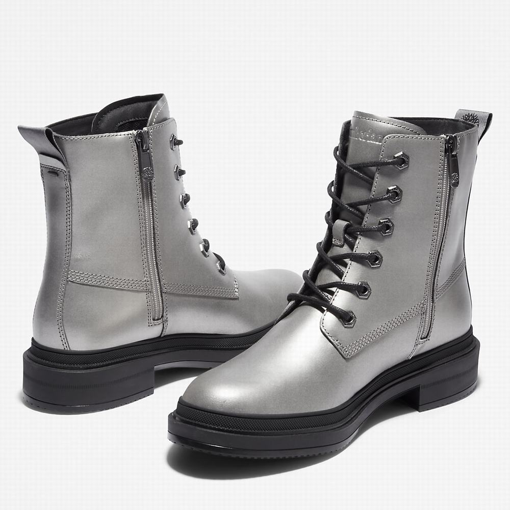 Dámské Zimní Boty Timberland Lisbon Lane 6 Inch Stříbrné | TI48670-716