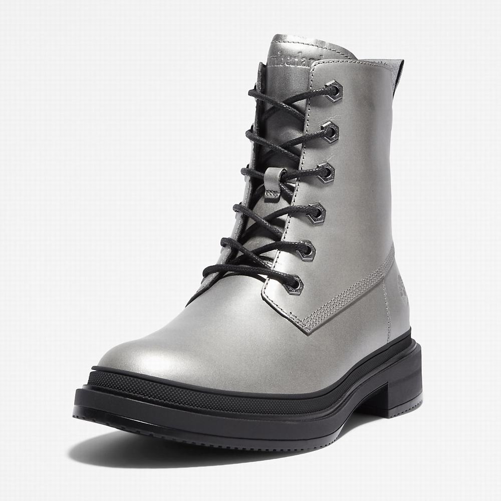 Dámské Zimní Boty Timberland Lisbon Lane 6 Inch Stříbrné | TI48670-716