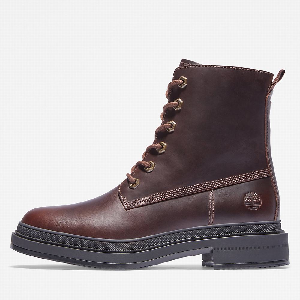 Dámské Zimní Boty Timberland Lisbon Lane 6 Inch Hnědé | TI61478-082