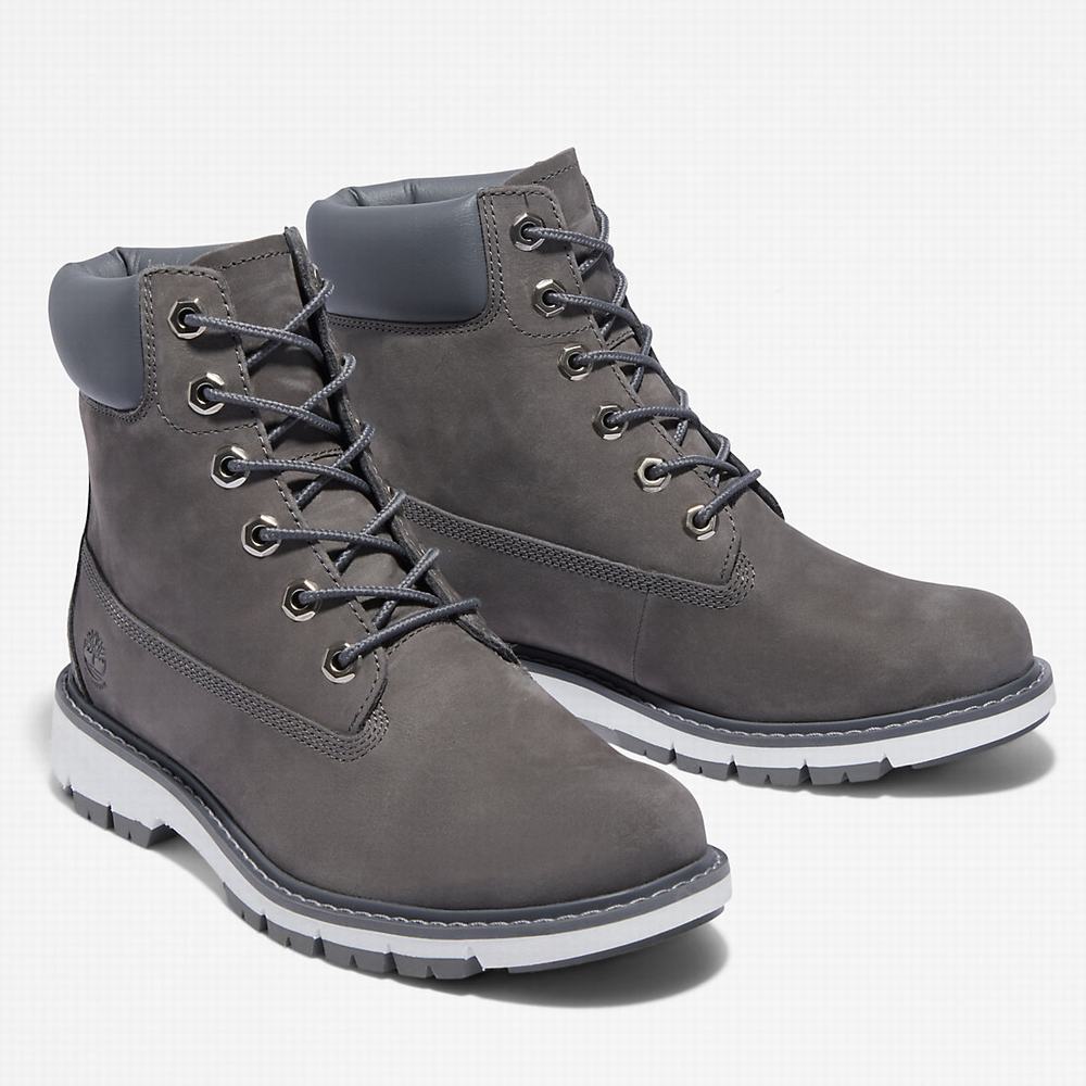 Dámské Zimní Boty Timberland Lucia Way 6 Inch Šedé | TI35428-457