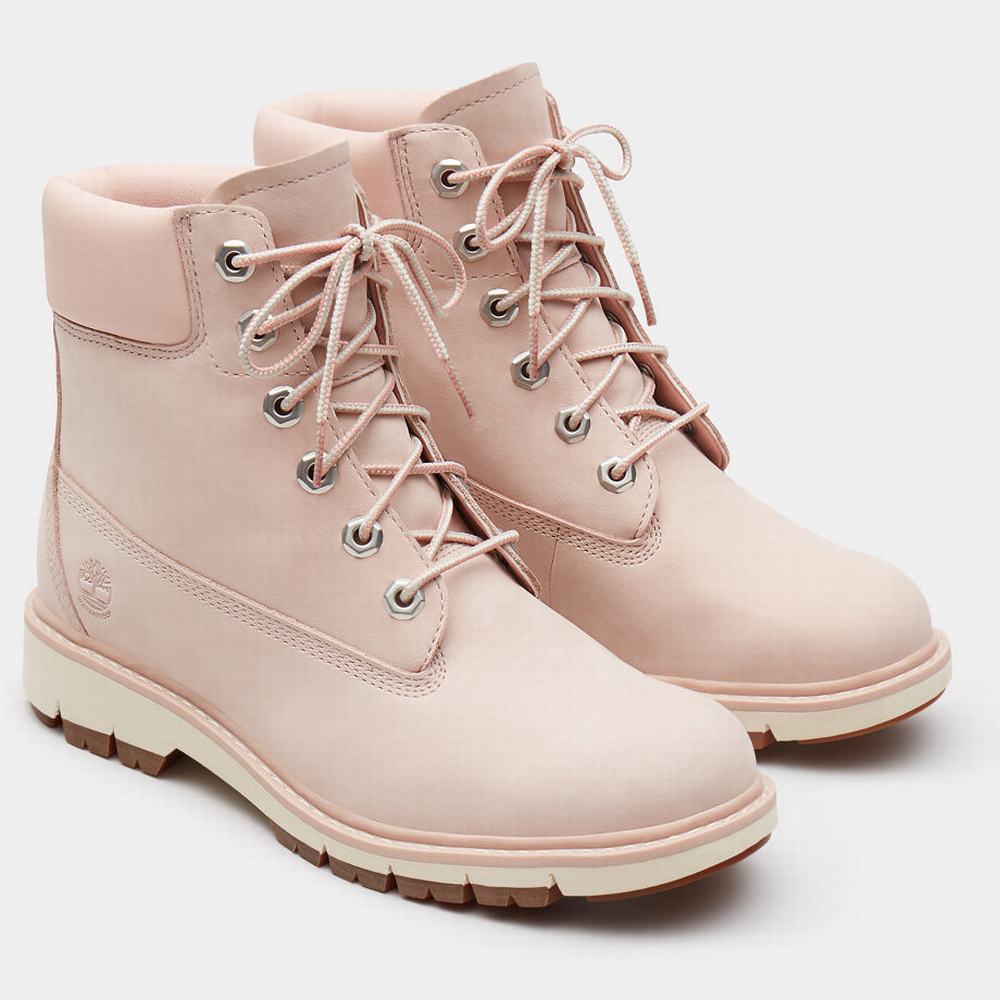 Dámské Zimní Boty Timberland Lucia Way 6 Inch Světle Růžové | TI42670-203